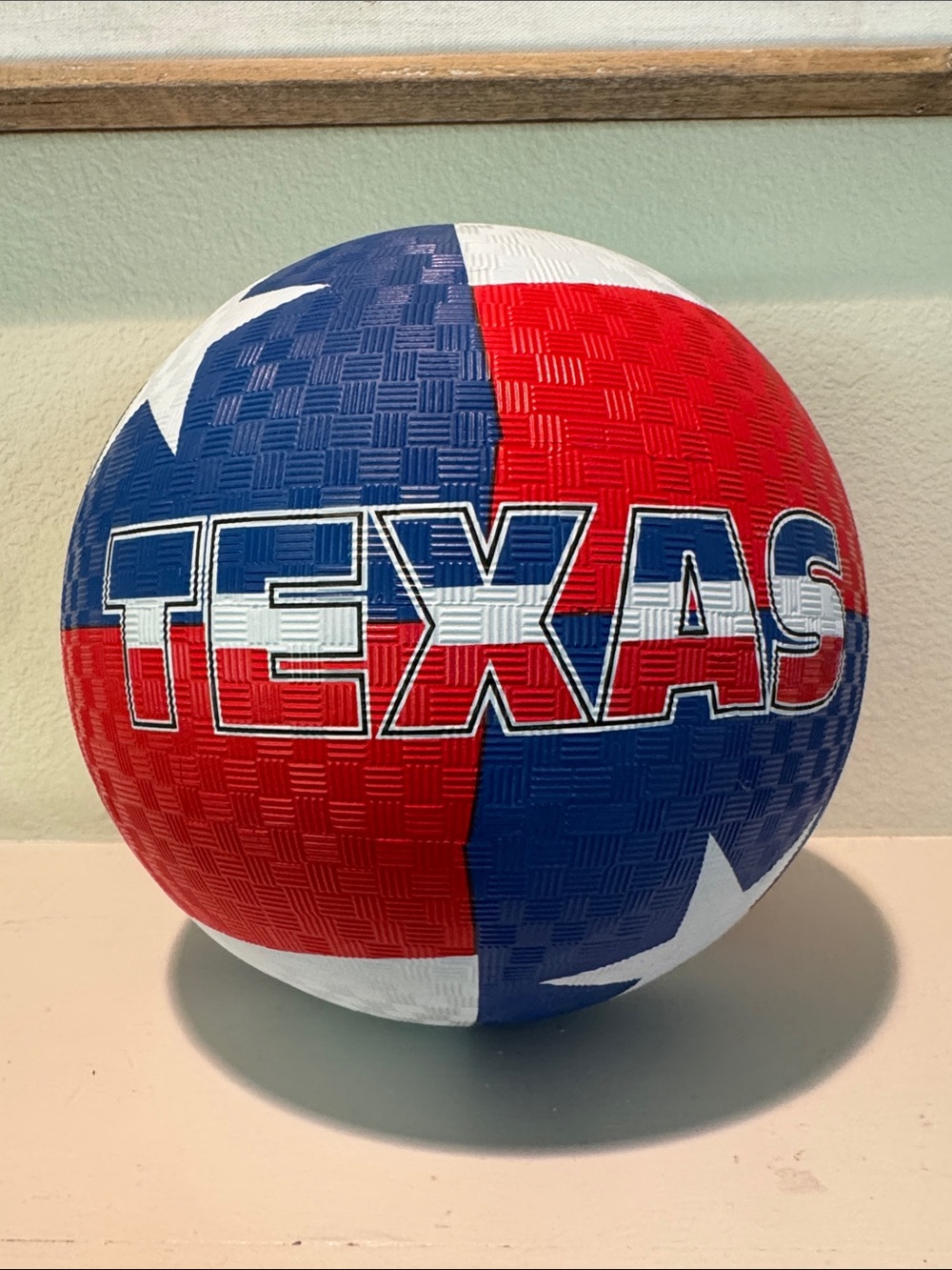 NEW Texas Flag Playground Rubber ball Dodge Ball Size Sports School Kidcore Play